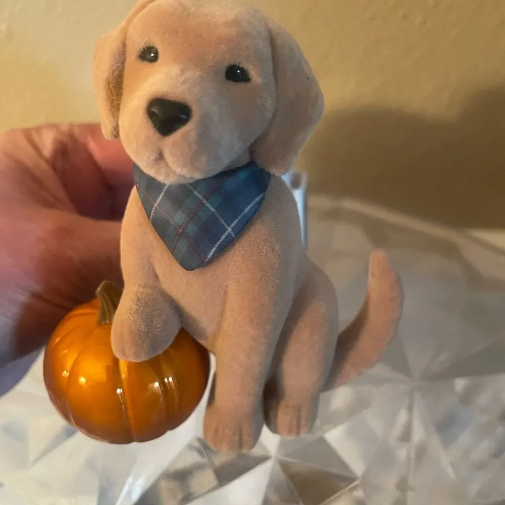 Bath & Body Works Golden Retriever Dog with Pumpkin Wall Flower NEW & CUTEE! - Picture 4 of 16